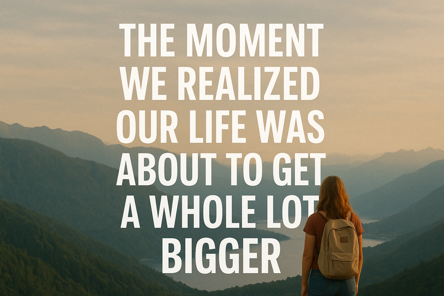 The Moment We Realized Our Life Was About to Get a Whole Lot Bigger